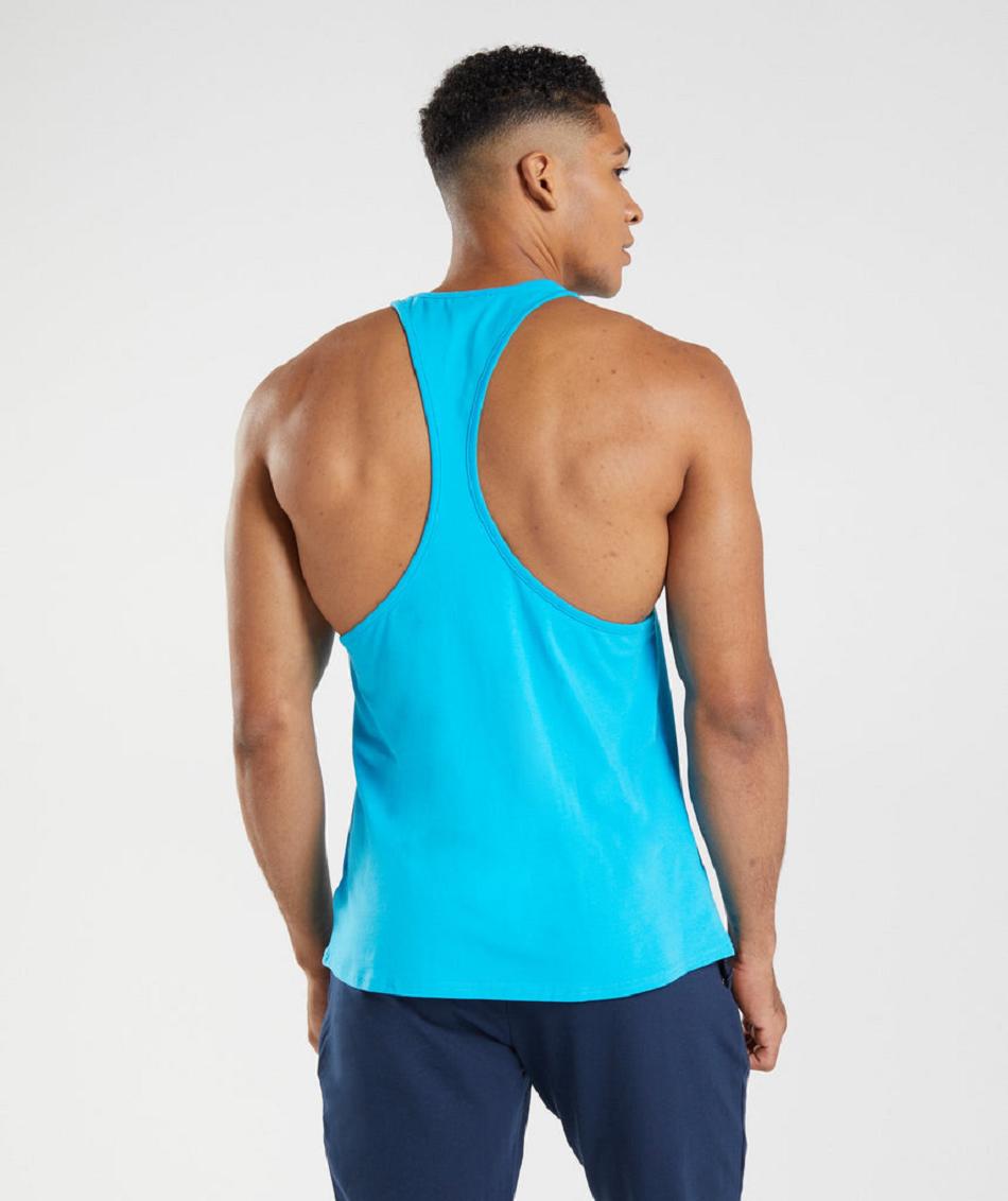 Stringers Gymshark Block Hombre Gris Oscuro Azules | CO 3555UZG